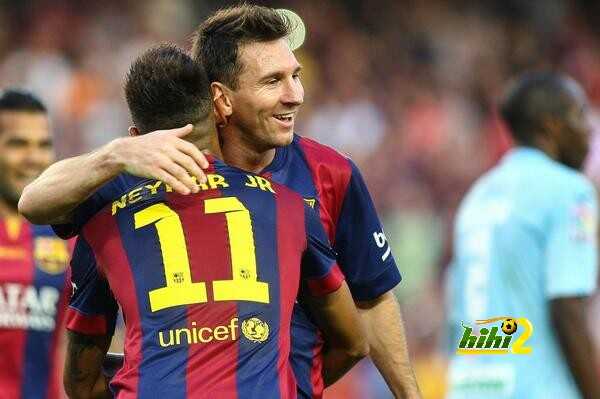 برشلونة ينهي الشوط الأول متقدما بهدفي ميسي ونيمار