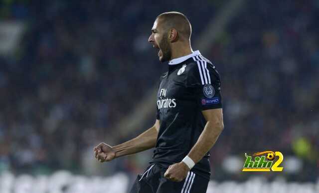 benzema celebro el gol de la victoria