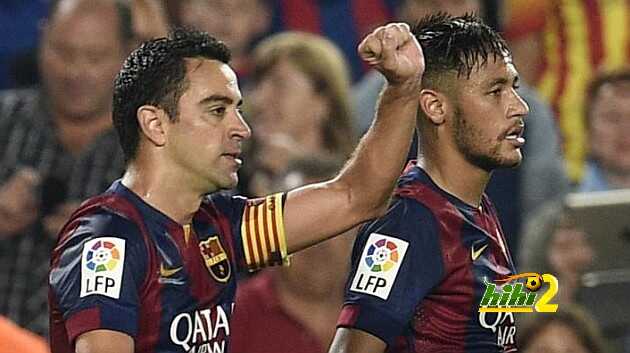 xavi y neymar
