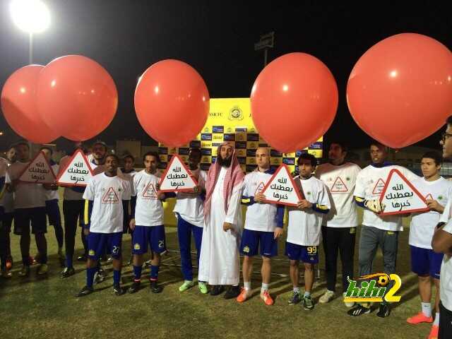 النصر يتدرب على فترتين غداً وحملة “الله يعطيك خيرها” تتواجد في التدريب