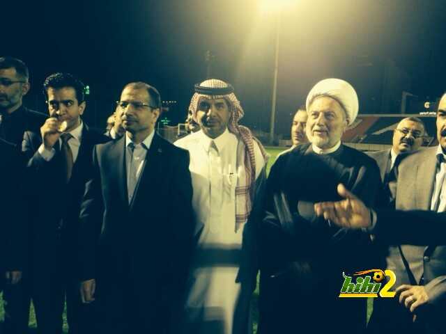 صور : رئيس البرلمان العراقي يزور نادي الشباب