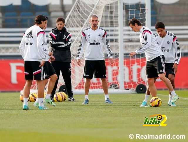 صور : اخر استعدادات ريال مدريد لمباراة ايبار
