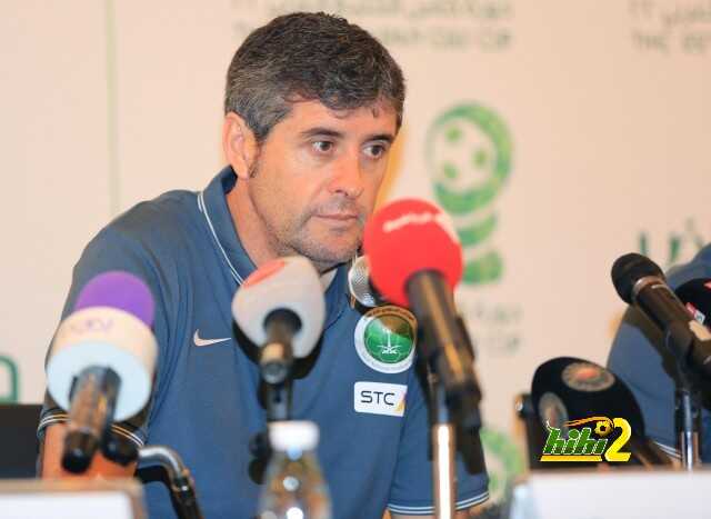المؤتمر الصحفي الخاص بمدرب منتخب السعودية