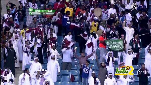 صور : فرحة المنتخب القطري بالهدف الثالث
