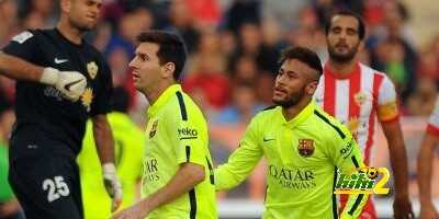 فيديو : برشلونة يقلب تأخره الى فوز ثمين امام الميريا