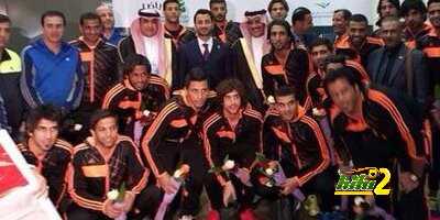 صور : وصول المنتخب العراقى للرياض