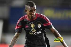 FUTEBOL -  Talisca, jogador do Benfica no jogo com o V.