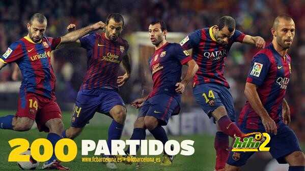 صورة : 200 مباراة لماسكيرانو مع برشلونة