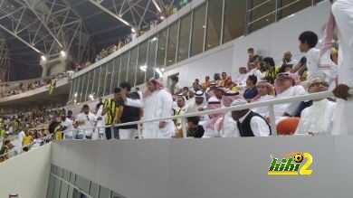 البلوي تواجد في مدرجات المباراة