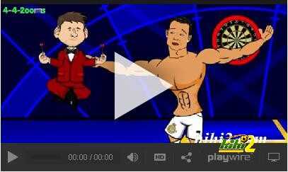 شاهد مناوشة رونالدو وميسي في فيلم كارتوني طريف