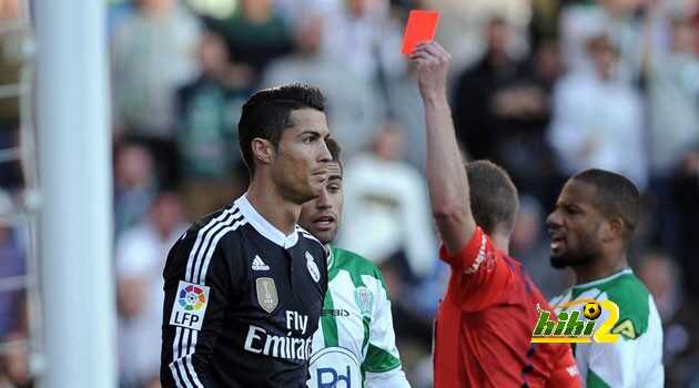 مخاوف ريال مدريد بعد طرد رونالدو .!