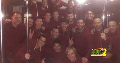 صور : تغريدات و احتفالات لاعبي برشلونة بالتأهل لنصف النهائي