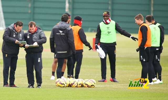 صور : اخر استعدادات ليفربول لمباراة توتنهام