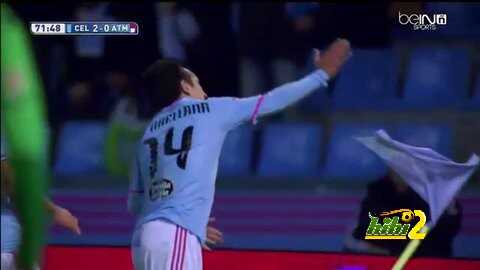 سيلتا فيغو يسجل الهدف الثاني في شباك أتلتيكو !