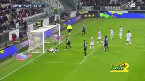 اتلانتا يفاجيء اليوفنتوس بهدف مبكر في الشوط الاول