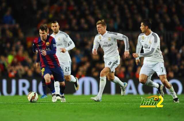 ميسى ونجوم ريال مدريد فى الكلاسيكو