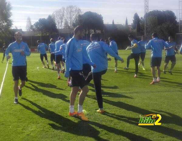 صور : اتليتكو مدريد يواصل الاستعدادات لمباراة قرطبة
