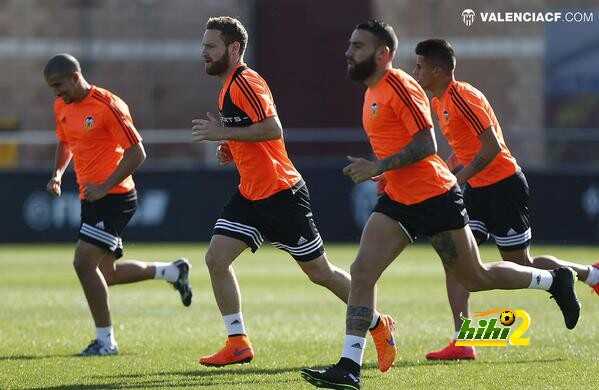 صور من تدريبات فالنسيا اليوم