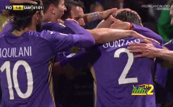 فيورنتينا يتقدم بهدفين متتاليين لديامنتي وصلاح