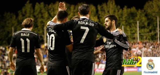 فيديو : ريال مدريد يتغلب على رايو بهدفي كريستيانو وخاميس