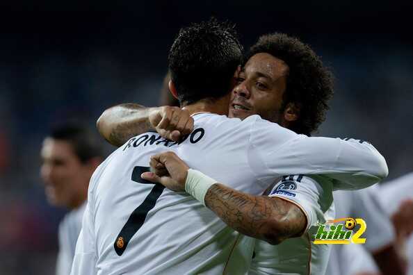 فيديو : رونالدو يصالح مارسيلو في مران ريال مدريد