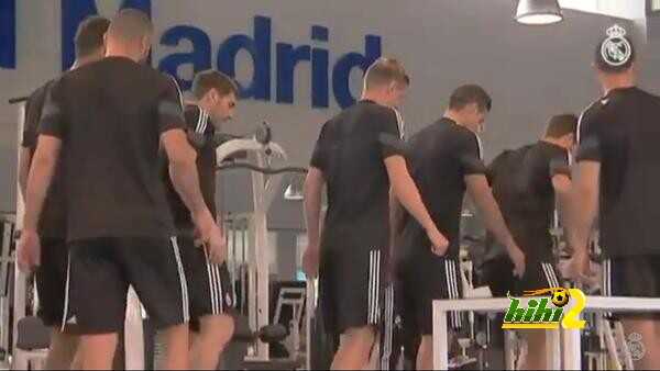 صور : الأجواء الأخيرة للاعبي ريال مدريد قبل الديربي