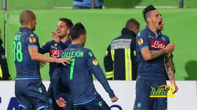 نابولي حقق الفوز الاول له في المانيا