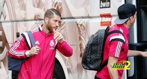 صور : نجوم ريال مدريد يغادرون الفالديبياس استعدادا لملقا