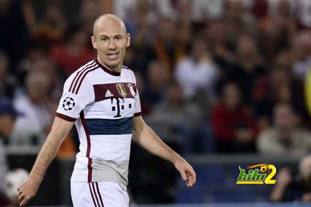 روبين : سأكون جاهز لمباريات دوري الابطال