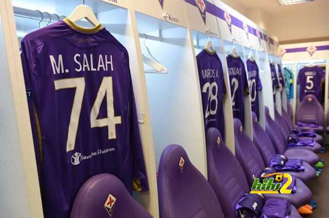 صور : غرفة ملابس لاعبي فيورنتينا