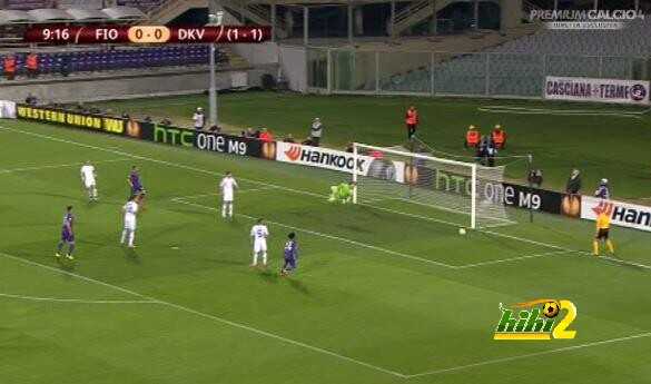 الحظ يقف أمام فيورنتينا في مباراة دينامو كييف