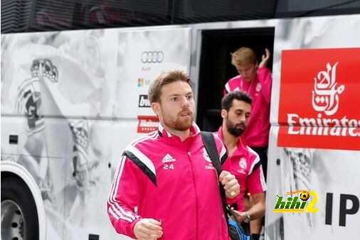 لحظة وصول لاعبي ريال مدريد لملعب سنتياجو بيرنابيو
