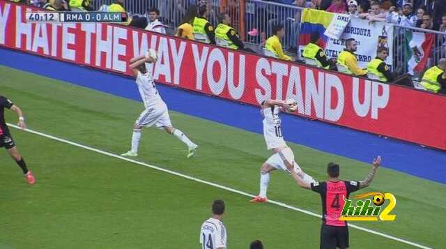 لقطة مضحكة خلال مباراة ريال مدريد وألميريا