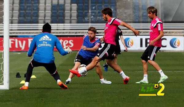 صور : استعدادات ريال مدريد لمواجهة اسبانيول