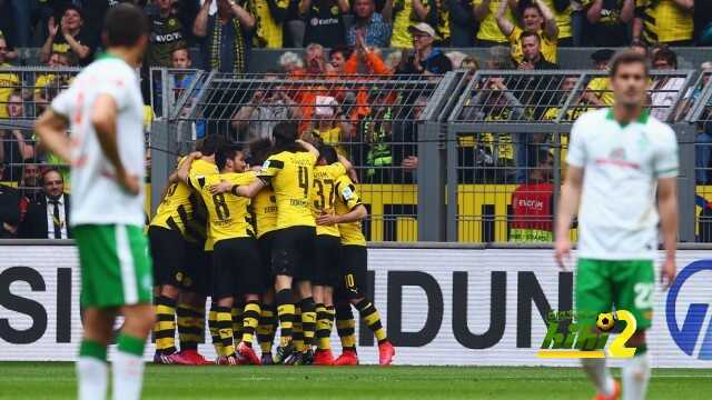 دورتموند ينهي الشوط الاول متقدماً على بريمن