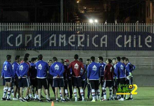 صورة :  استعدادات منتخب الباراجواي لمواجهة جاميكا