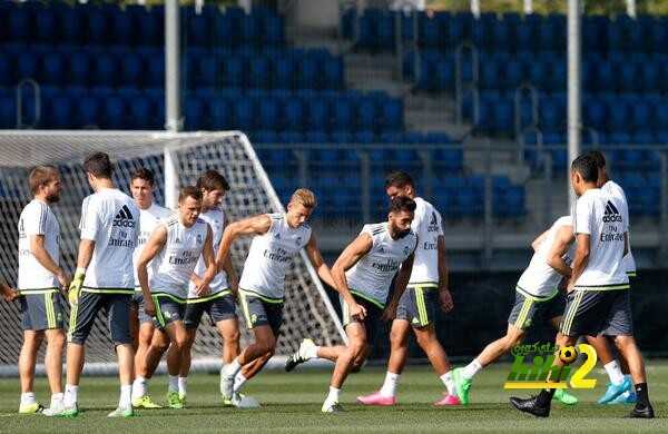 صور : الحماس عنوان ريال مدريد لمواجهة سبورتنج خيخون