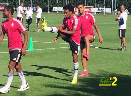 صورة : كوادرادو يخوض أولى تدريباته مع اليوفينتوس بعد انتقاله