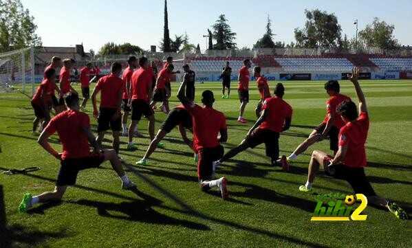 صور : اتليتكو مدريد يواصل استعداداته لمواجهة اشبيلية في غياب لويس