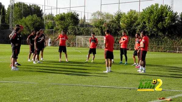 صور : اتليتكو مدريد يستعد لمواجهة برشلونة