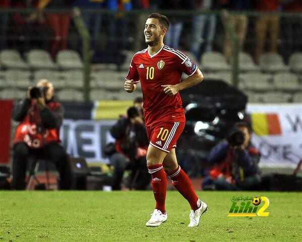 هازارد يقود بلجيكا للتغلب على قبرص بهدف قاتل