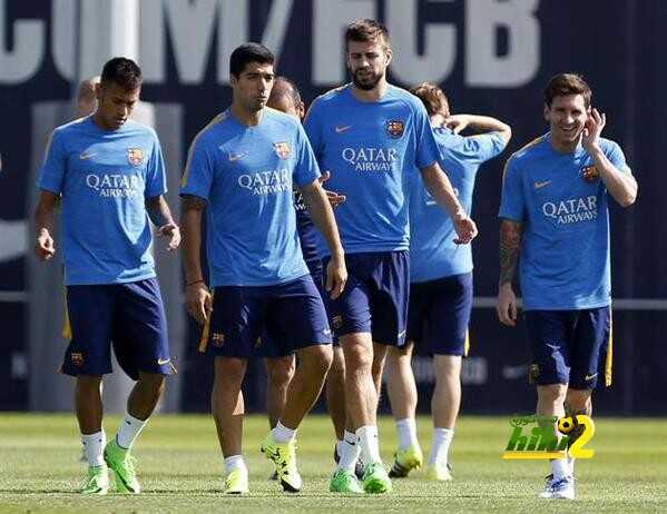 صور : هكذا ظهر نجوم برشلونة في تدريبات اليوم