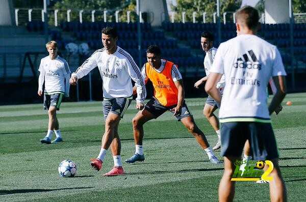 صور : ريال مدريد يستعد لمواجهة مالمو
