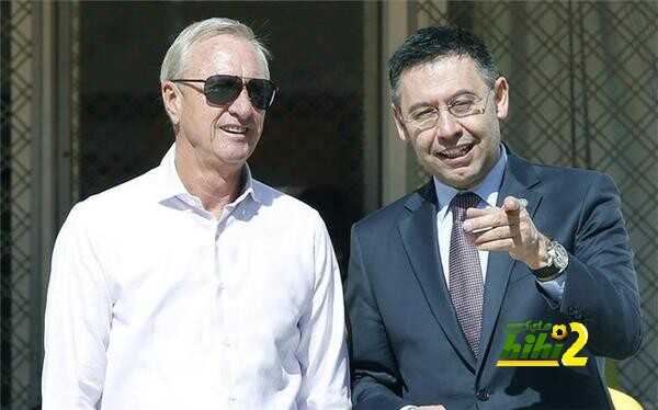 إهداء خاص من مشجعي برشلونة لكرويف أمام إيبار