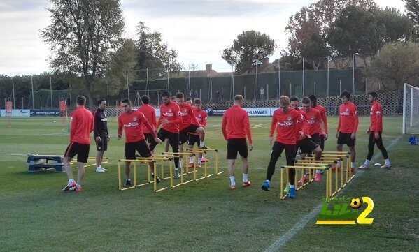 صور : اتليتكو مدريد يواصل استعداداته لبيتيس في حضور كوكي وجريزمان
