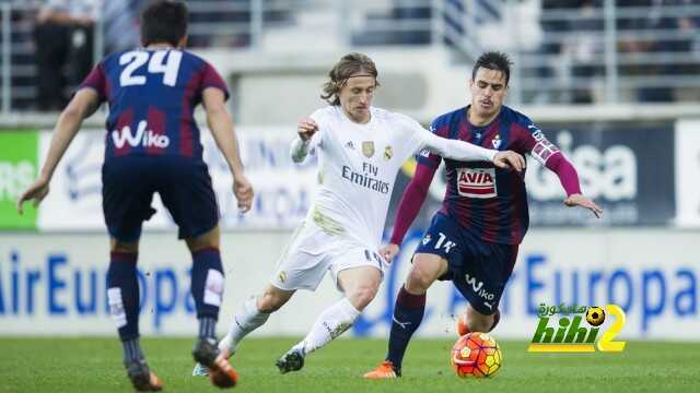 مودريتش يحقق أفضل أرقامه هذا الموسم خلال لقاء إيبار