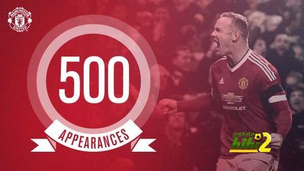 روني يخوض المباراة رقم 500 بقميص اليونايتد