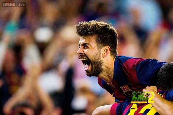 صورة : هكذا احتفل بيكيه بلقبه الـ25 مع برشلونة