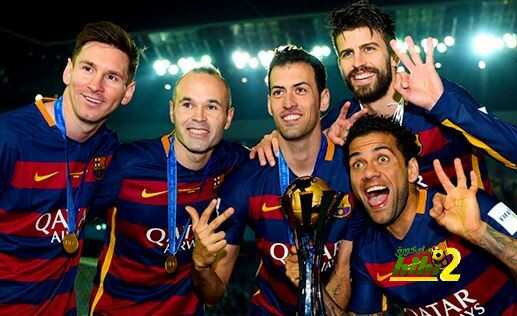 الخماسي الذهبي في برشلونة