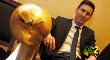 ميسي : فخور بتكريمي وتكريم برشلونة الأفضل في 2015